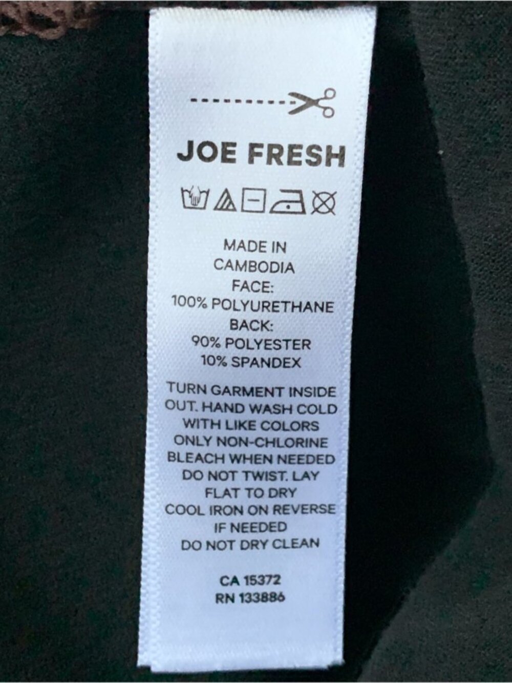 Joe Fresh Faux Leather Pants - Picture 6 of 6